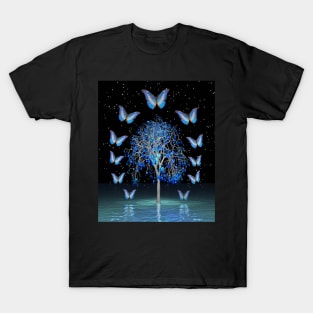 Butterfly Crystal Tree T-Shirt